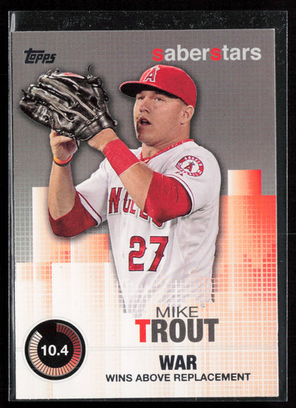 2014 Topps #SST-1 Mike Trout Saber Stars