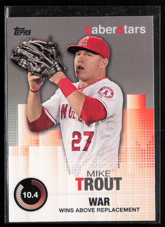 2014 Topps #SST-1 Mike Trout Saber Stars