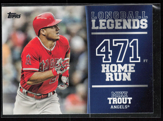 2018 Topps #LL-49 Mike Trout Longball Legends