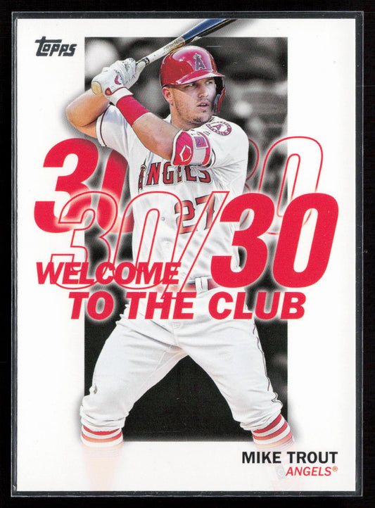 2023 Topps #WC-15 Mike Trout Welcome to the Club