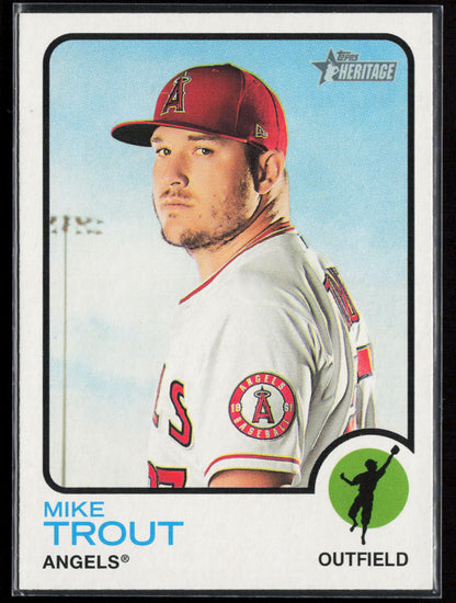 2022 Topps Heritage #100 Mike Trout