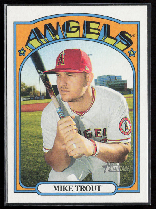 2021 Topps Heritage #169 Mike Trout