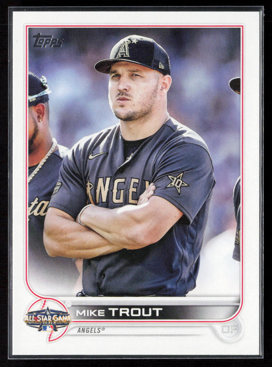 2022 Topps Update #ASG-1 Mike Trout 2022 MLB All-Star Game