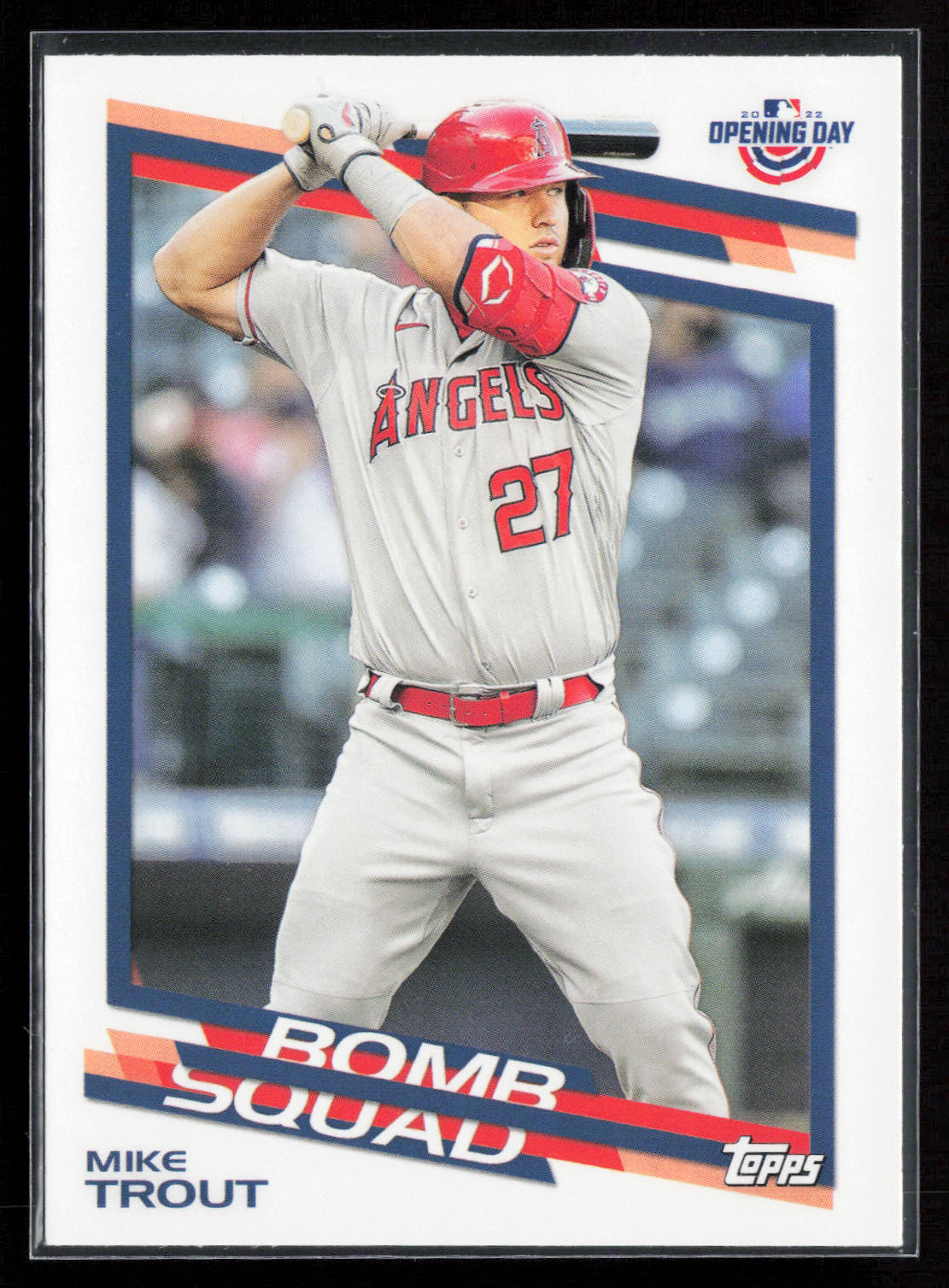 2022 Topps Opening Day #BS-8 Mike Trout Bomb Squad