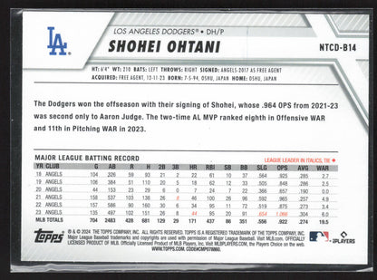 2024 Topps Trading Card Day #NTCD-B14 Shohei Ohtani