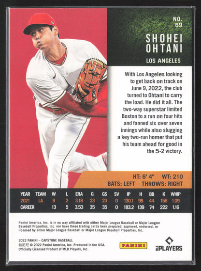 2022 Panini Capstone #69 Shohei Ohtani