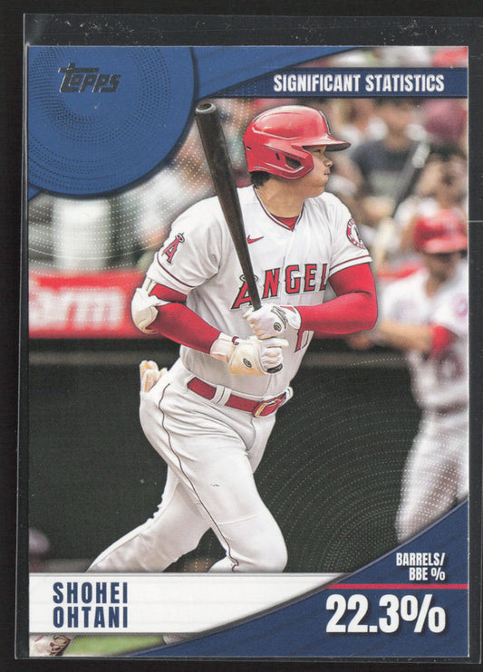 2022 Topps #SS-2 Shohei Ohtani Significant Statistics Blue