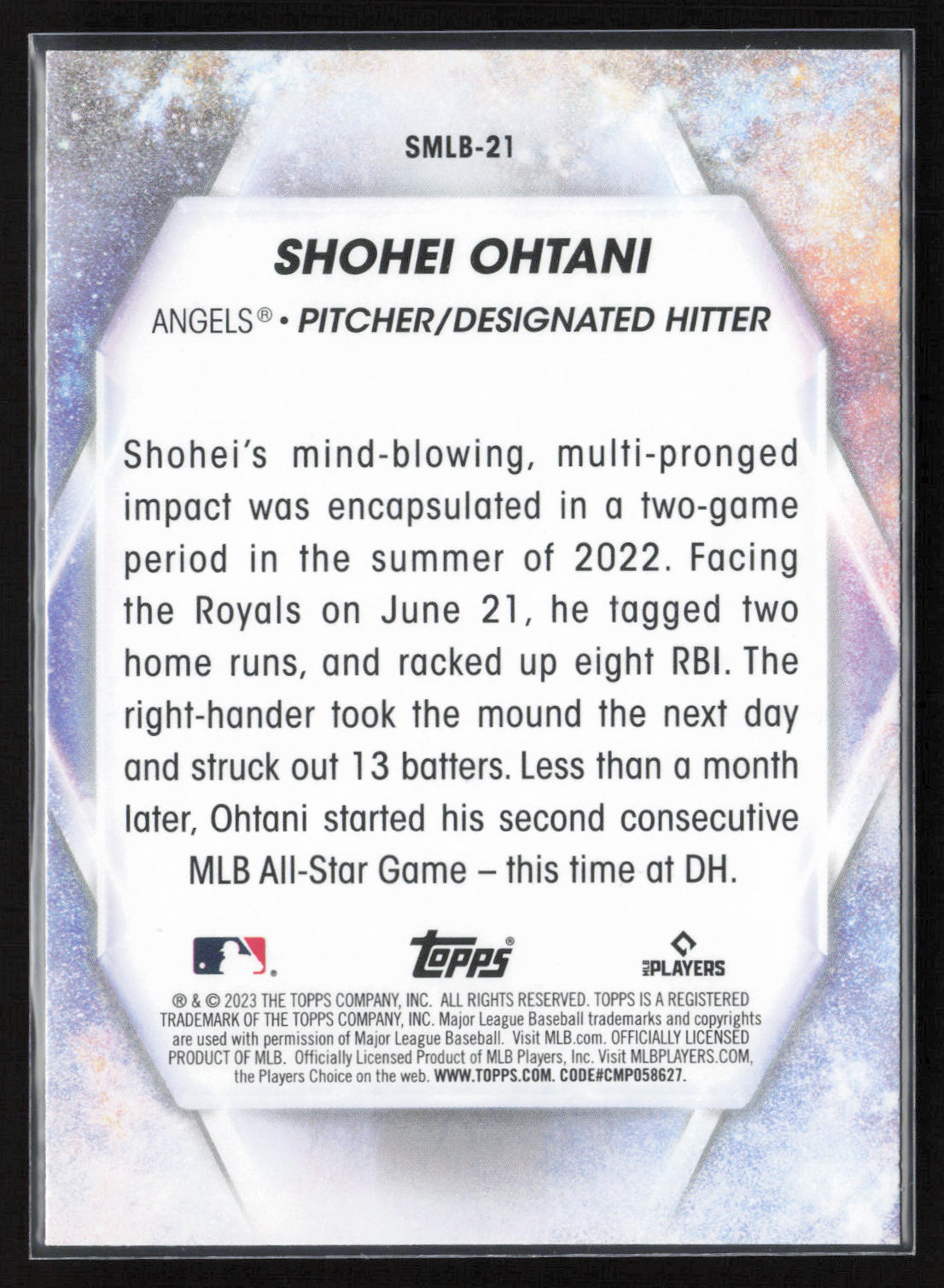 2023 Topps #SMLB-21 Shohei Ohtani Stars of MLB