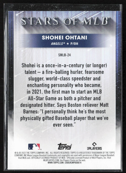 2022 Topps #SMLBC-24 Shohei Ohtani Stars of MLB Chrome