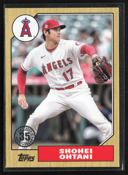 2022 Topps #87TB-50 Shohei Ohtani 1987 Topps 35th Anniversary (series 2)