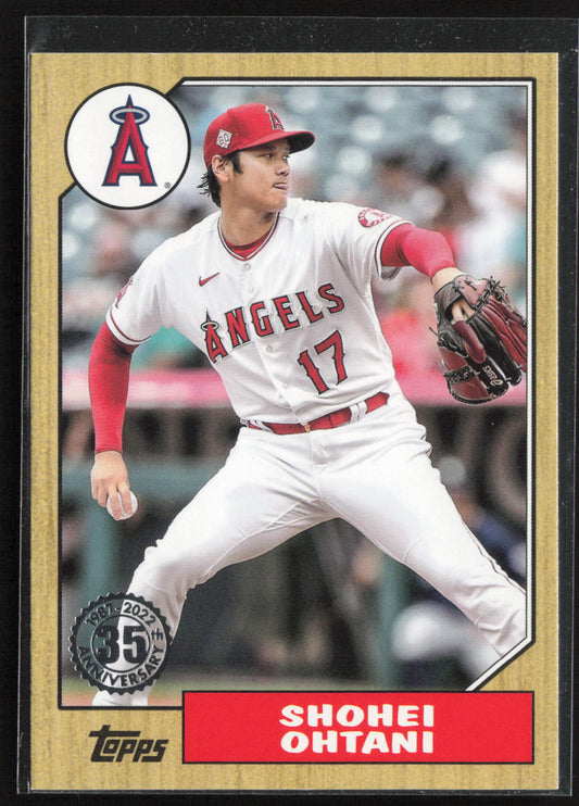 2022 Topps #87TB-50 Shohei Ohtani 1987 Topps 35th Anniversary (series two)