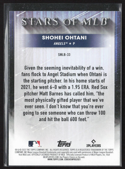 2022 Topps #SMLB-33 Shohei Ohtani Stars of MLB