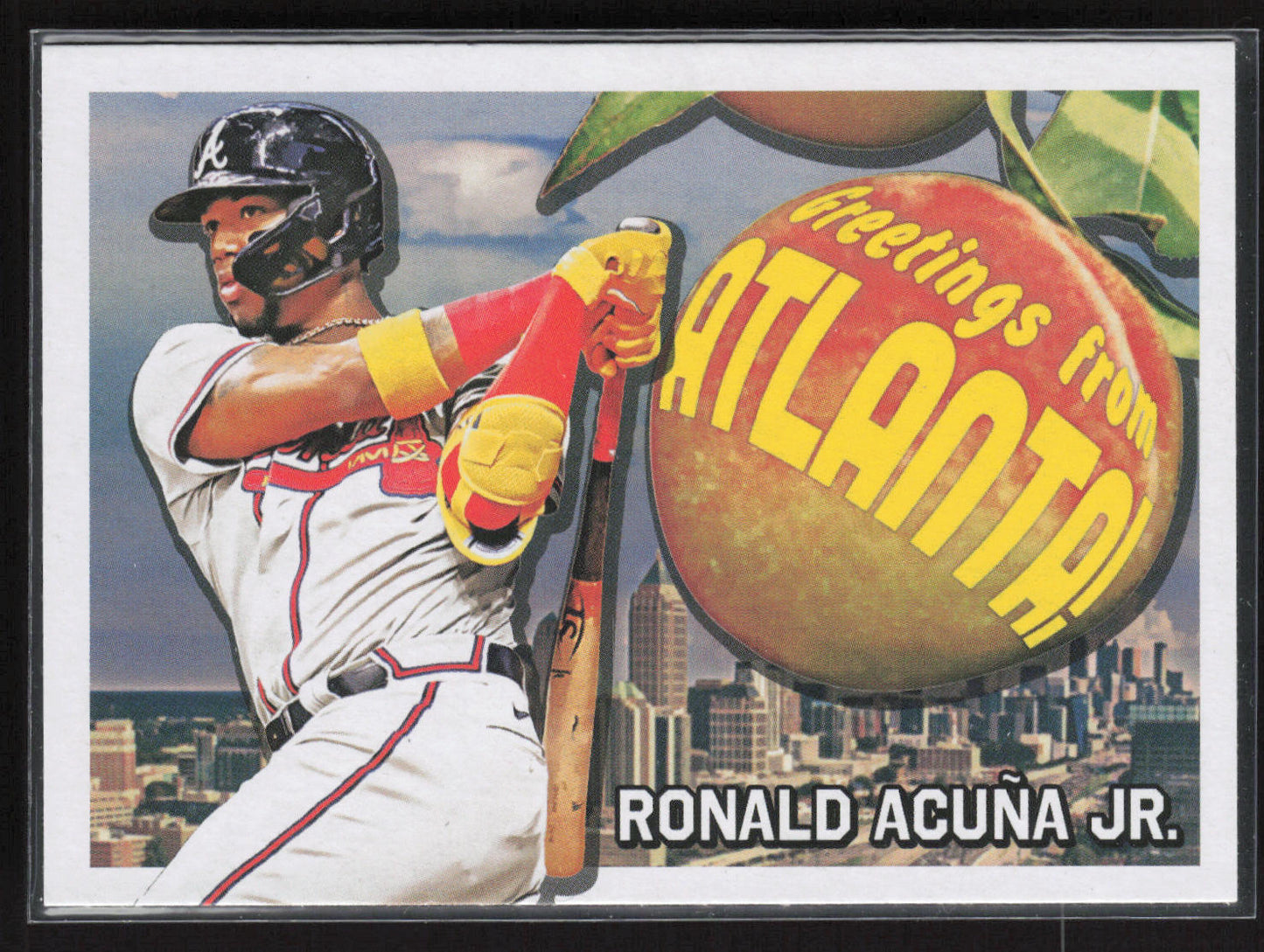 2022 Topps Archives #PC-14 Ronald Acuña Jr. Topps Postcards