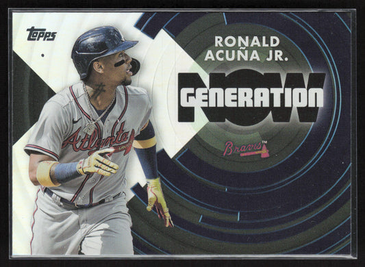 2022 Topps #GN-33 Ronald Acuña Jr. Generation Now
