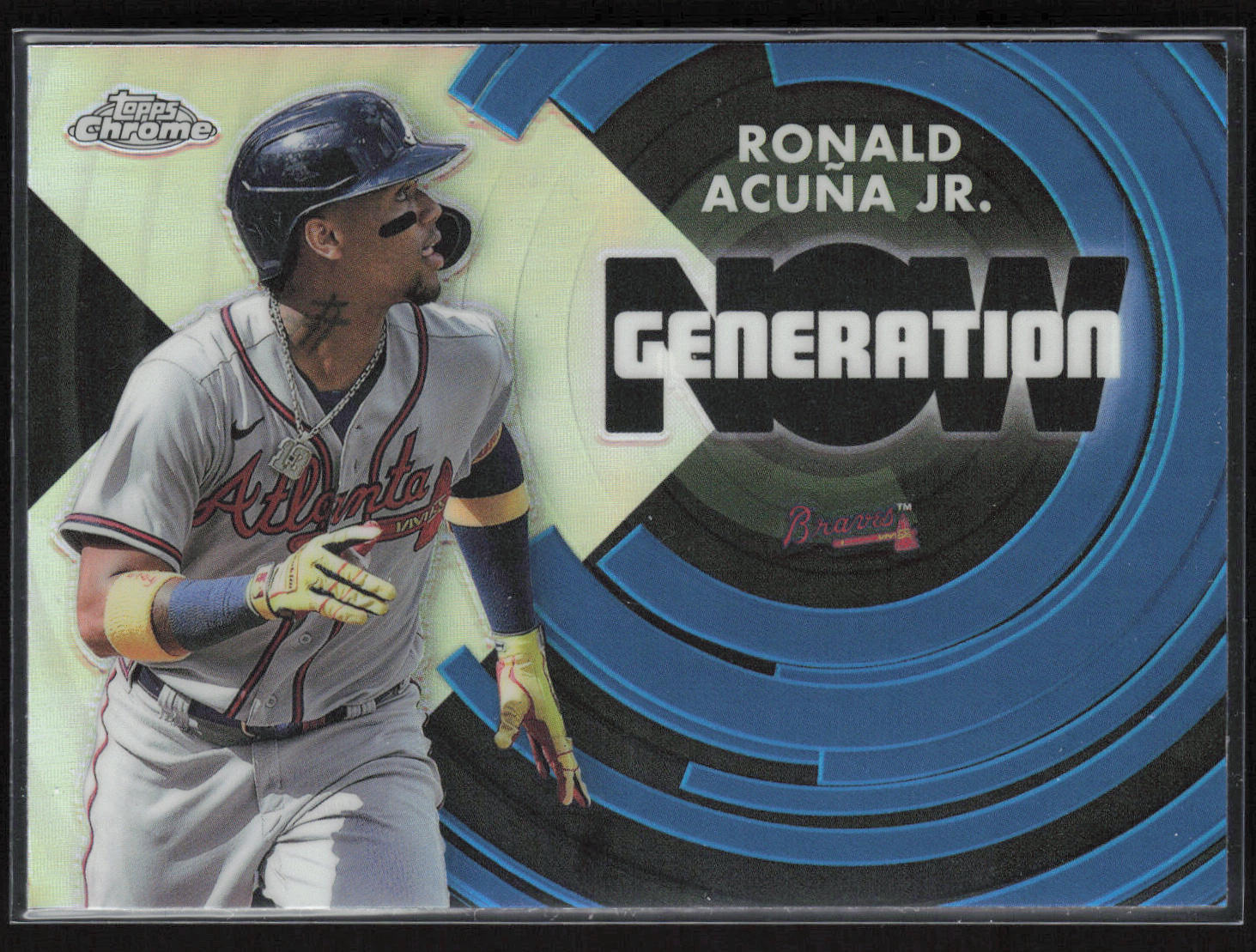 2022 Topps Chrome Update #GNC-8 Ronald Acuña Jr. Generation Now Chrome