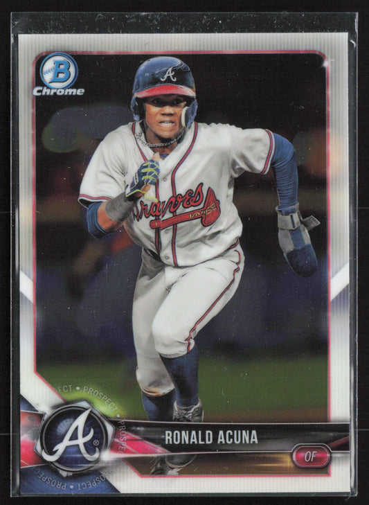 2018 Bowman #BCP1 Ronald Acuña Jr. Chrome Prospects