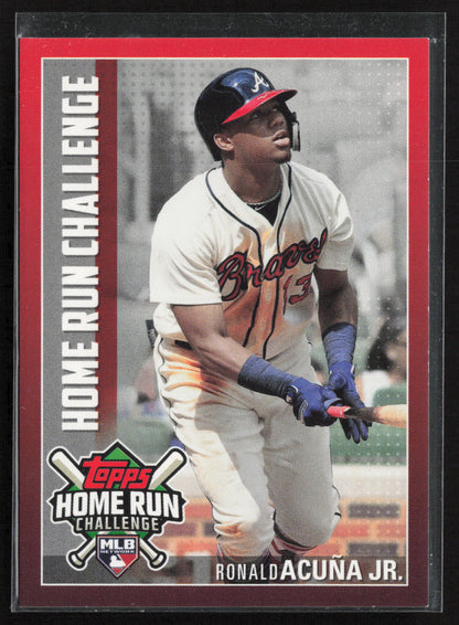 2019 Topps #HRC-16 Ronald Acuña Jr. Home Run Challenge Codes