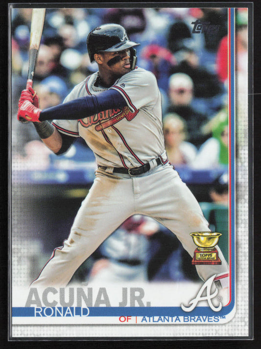 2019 Topps #1 Ronald Acuña Jr. Advanced Stat