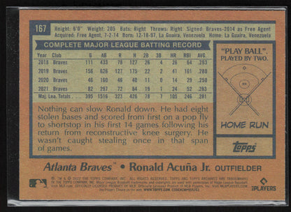 2022 Topps Archives #167 Ronald Acuña Jr.