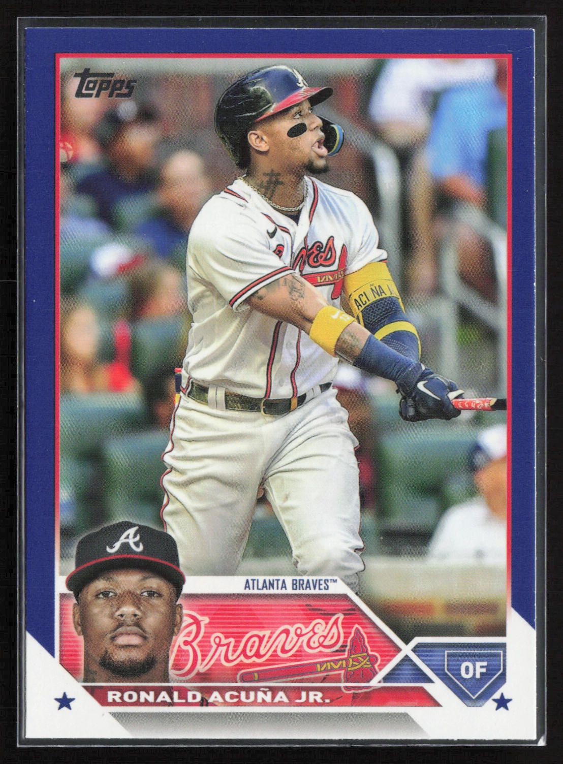 2023 Topps #150 Ronald Acuña Jr. Royal Blue