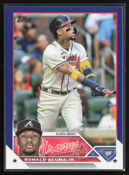 2023 Topps #150 Ronald Acuña Jr. Royal Blue