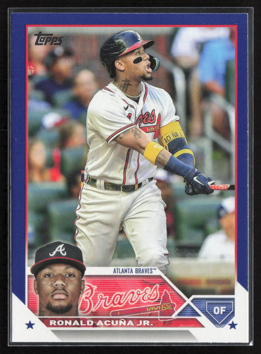 2023 Topps #150 Ronald Acuña Jr. Royal Blue