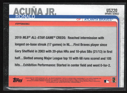 2019 Topps Update #US220 Ronald Acuña Jr. 150th Anniversary