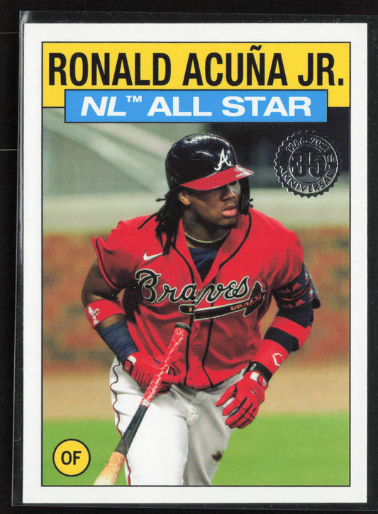 2021 Topps #86AS-39 Ronald Acuña Jr. 1986 35th Anniversary