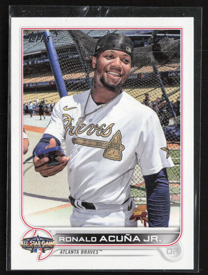 2022 Topps Update #ASG-17 Ronald Acuña Jr. 2022 MLB All-Star Game