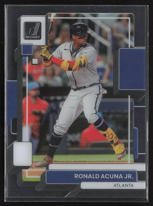 2022 Panini Chronicles #37 Ronald Acuna Jr. Clearly Donruss