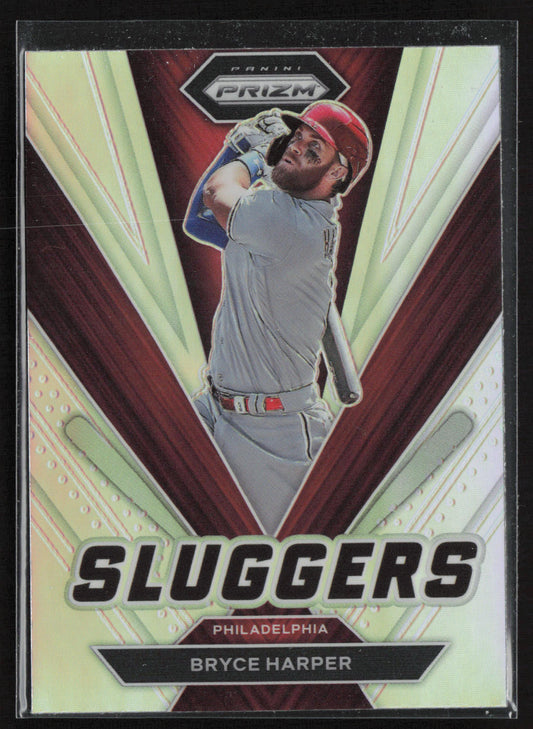 2022 Panini Prizm #SL-10 Bryce Harper Sluggers Silver Prizm