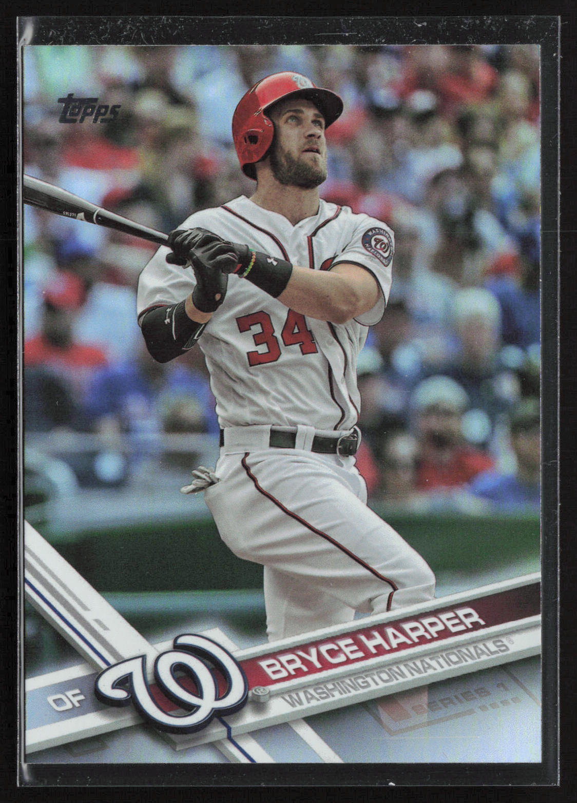 2017 Topps #34 Bryce Harper Rainbow Foil