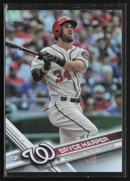 2017 Topps #34 Bryce Harper Rainbow Foil