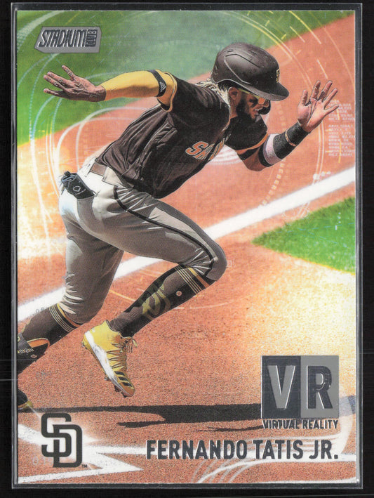 2021 Topps Stadium Club #VR-3 Fernando Tatis Jr. Virtual Reality