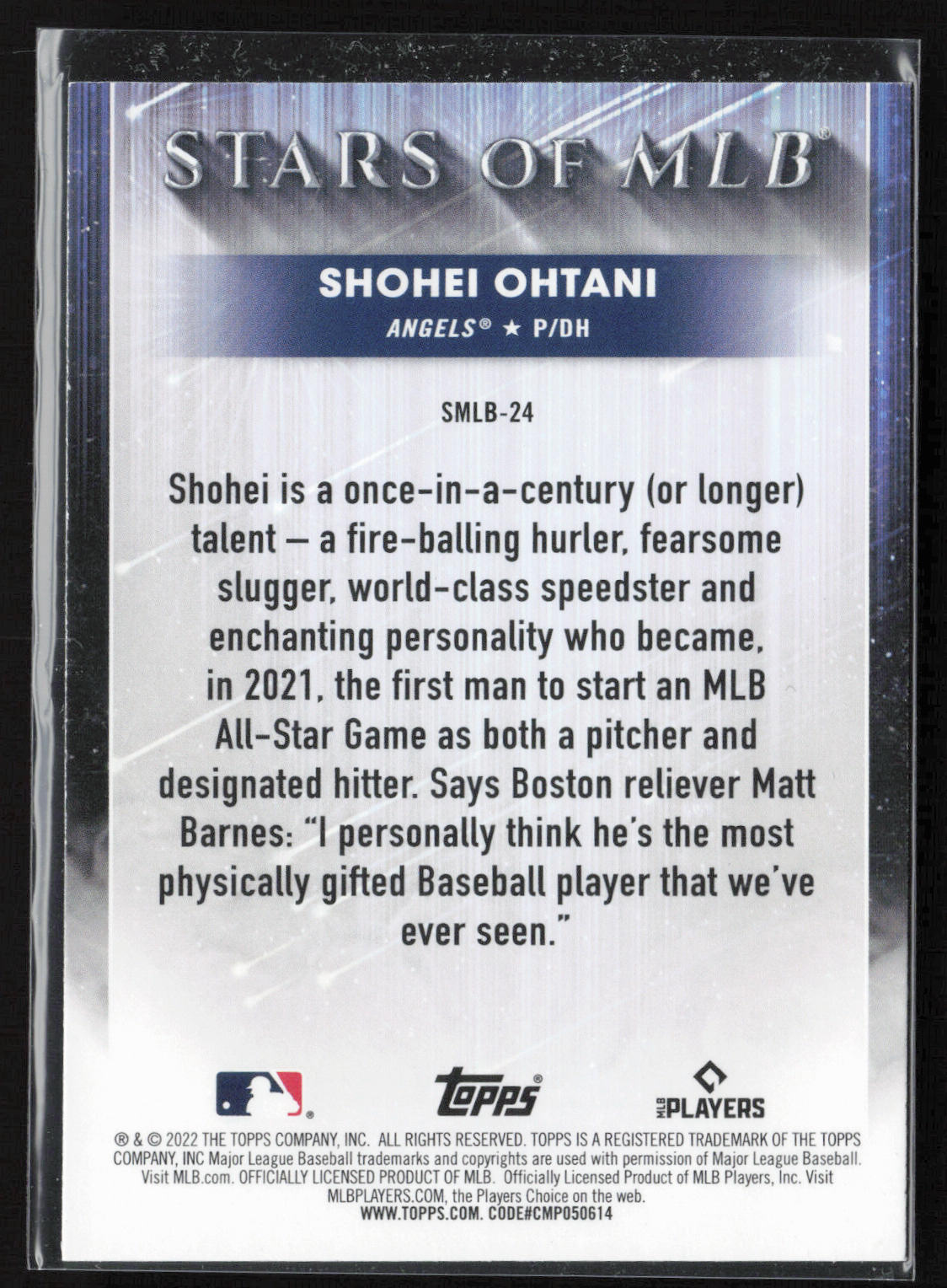 2022 Topps #SMLB-24 Shohei Ohtani Stars of MLB