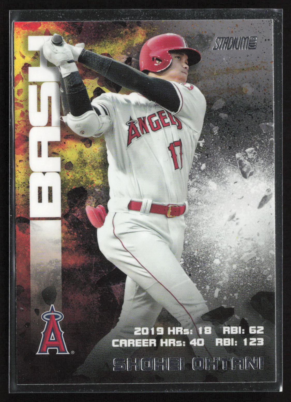 2020 Stadium Club #BAB-3 Shohei Ohtani Bash & Burn