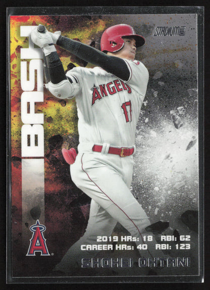 2020 Stadium Club #BAB-3 Shohei Ohtani Bash & Burn