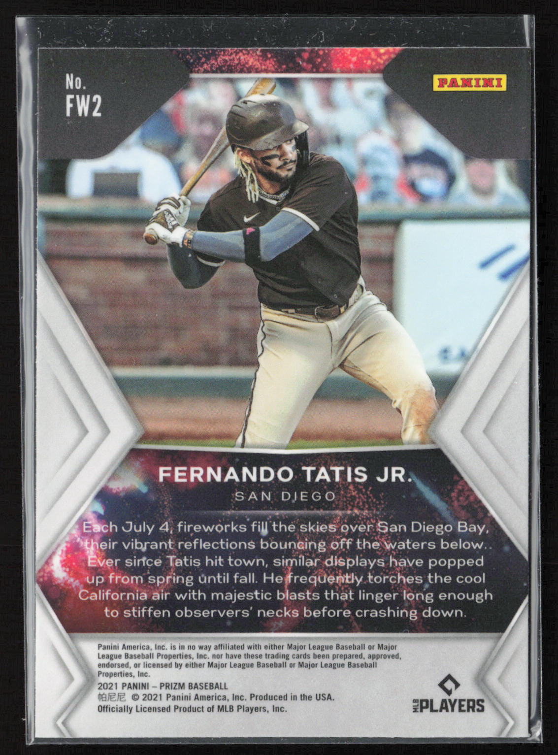 2021 Panini Prizm #FW2 Fernando Tatis Jr. Fireworks
