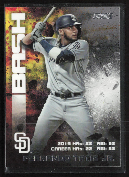 2020 Stadium Club #BAB-7 Fernando Tatis Jr. Bash & Burn