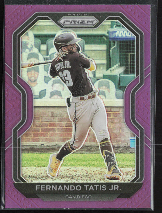 2021 Panini Prizm #161 Fernando Tatis Jr. Purple Prizm