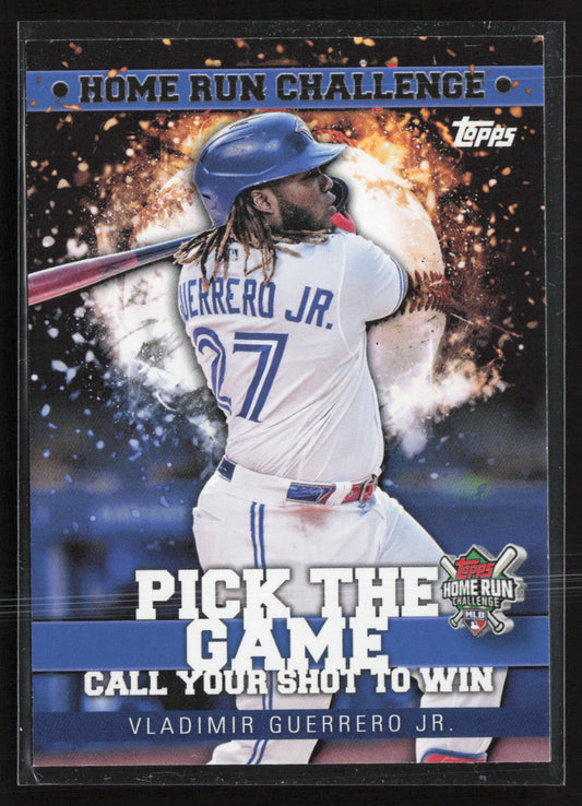2022 Topps #HRC-18 Vladimir Guerrero Jr. Home Run Challenge Code Cards
