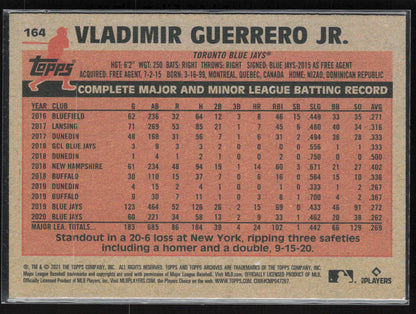 2021 Topps Archives #164 Vladimir Guerrero Jr.