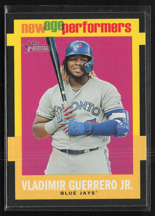 2020 Topps Heritage #NAP-10 Vladimir Guerrero Jr. New Age Performers