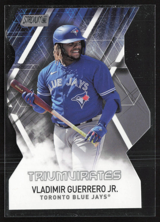 2021 Stadium Club #T-28 Vladimir Guerrero Jr. Triumvirates