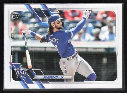 2021 Topps Update #ASG-18 Bo Bichette 2021 MLB All-Stars