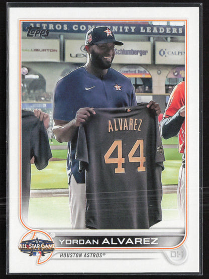 2022 Topps Update #ASG-27 Yordan Alvarez 2022 MLB All-Star Game