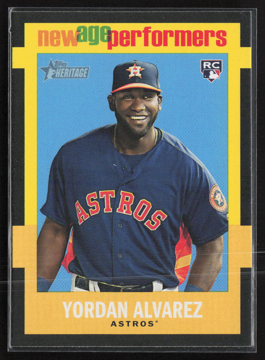 2020 Topps Heritage #NAP-2 Yordan Alvarez New Age Performers