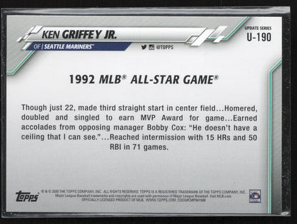 2020 Topps Update #U-190 Ken Griffey Jr.