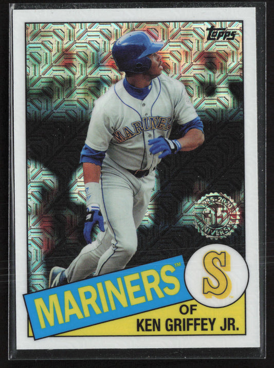2020 Topps #85C-37 Ken Griffey Jr. 1985 Topps Chrome Silver