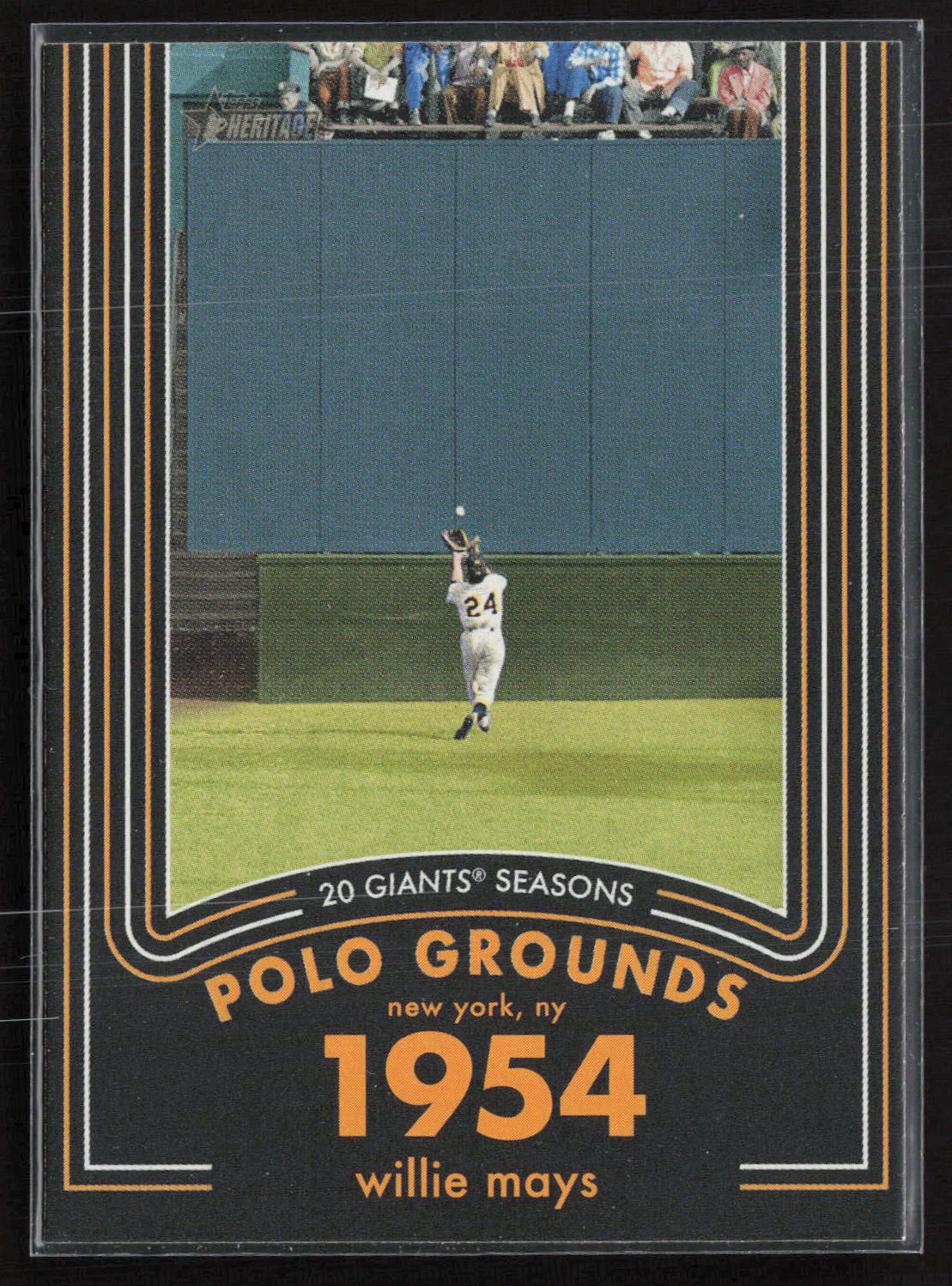 2020 Topps Heritage #5 Willie Mays 20 Giants Seasons